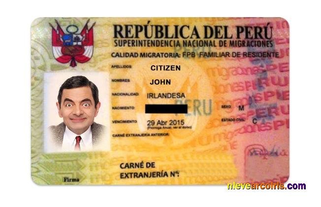 Peru residence permit